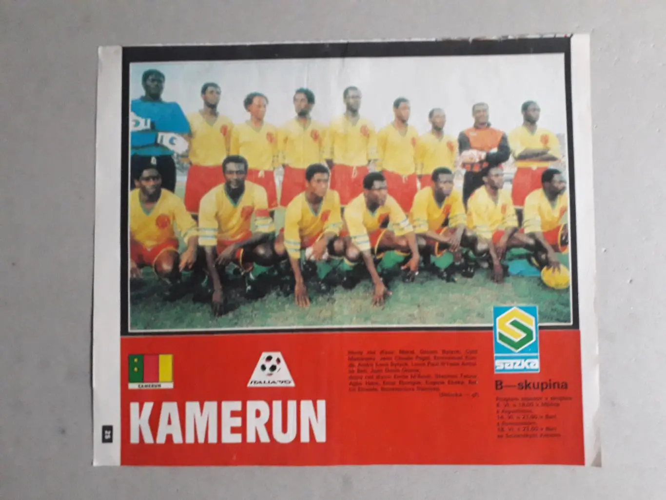 Плакат из журнала Start- Kamerun