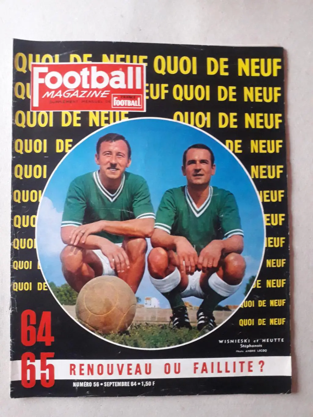 Football magazine nr.56/1964