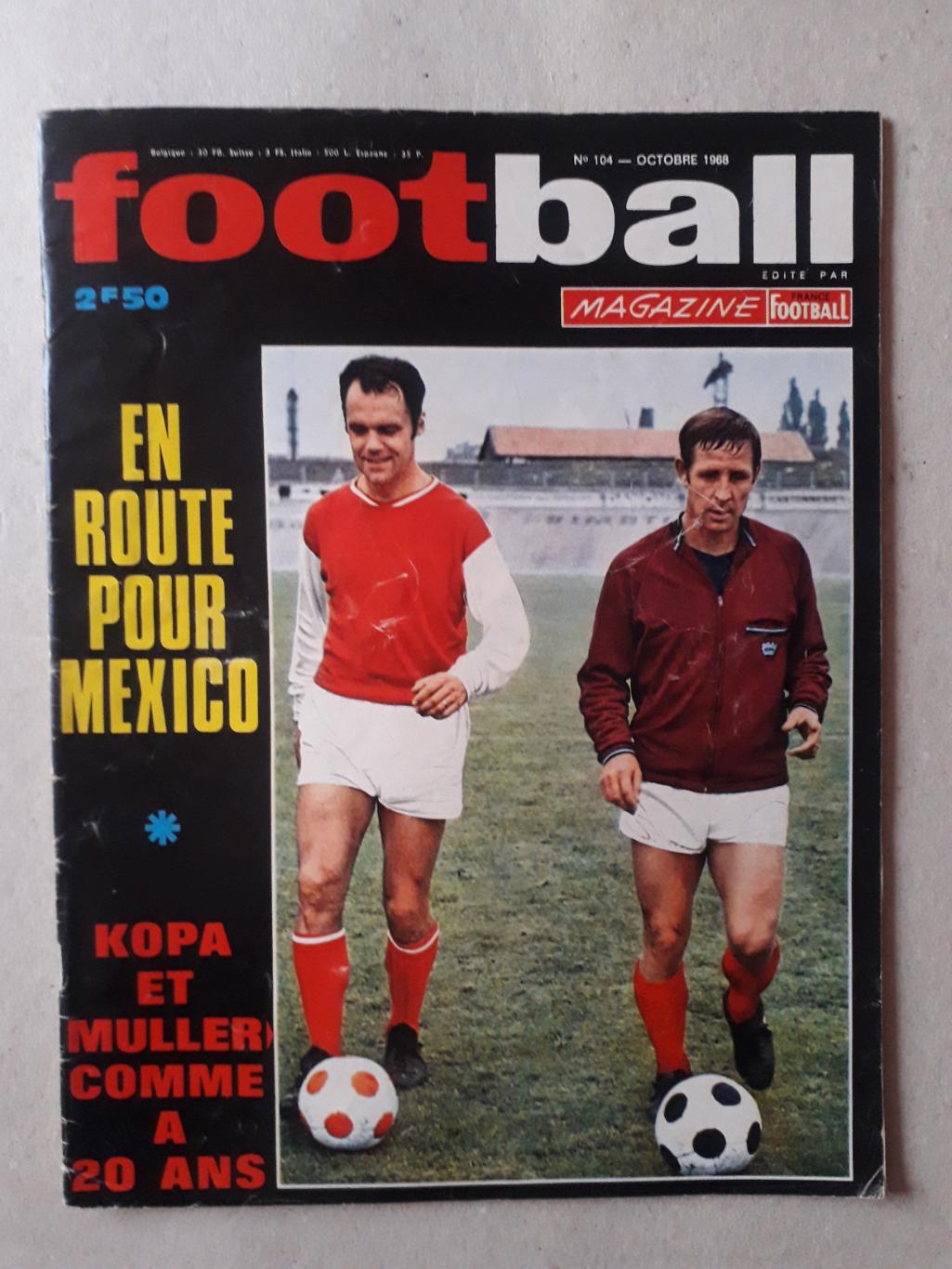 Football magazine nr.104/1968