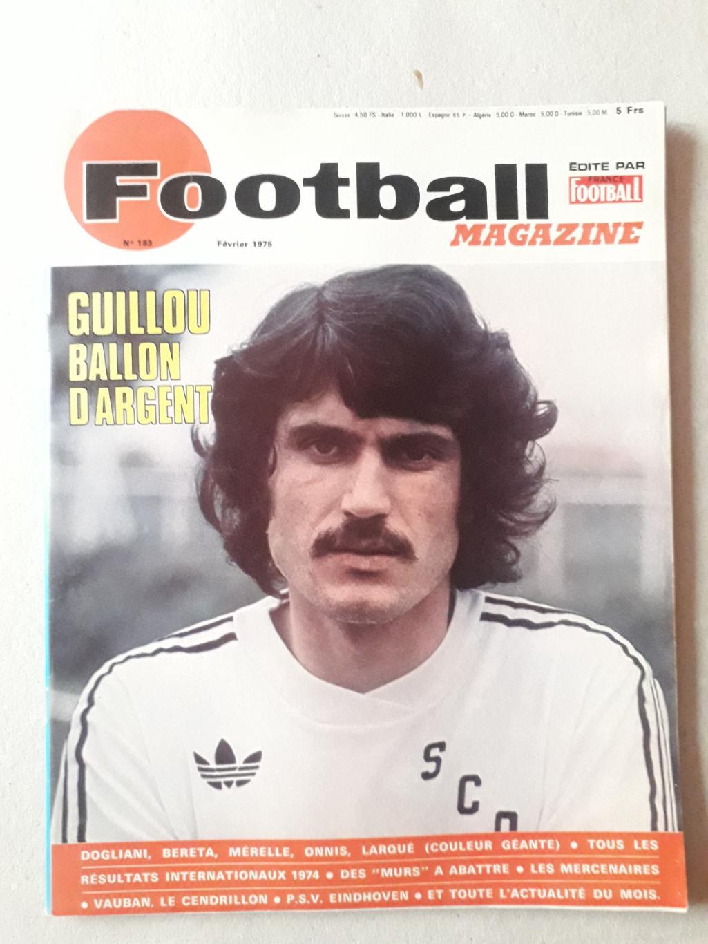 Football magazine nr.183/1975