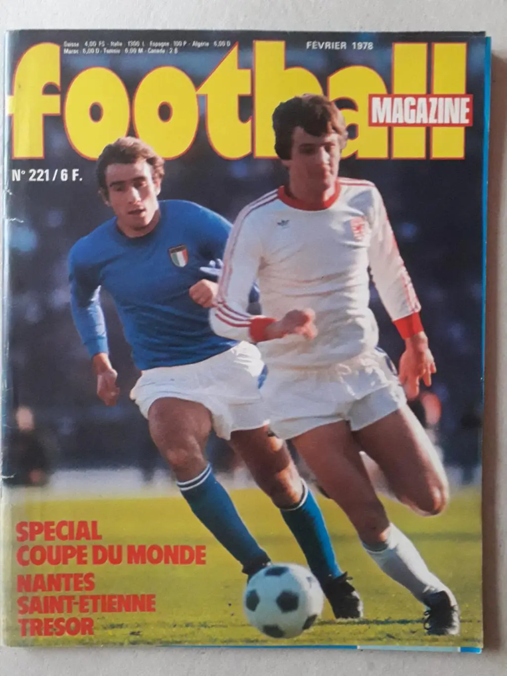 Football magazine nr.221/1978.