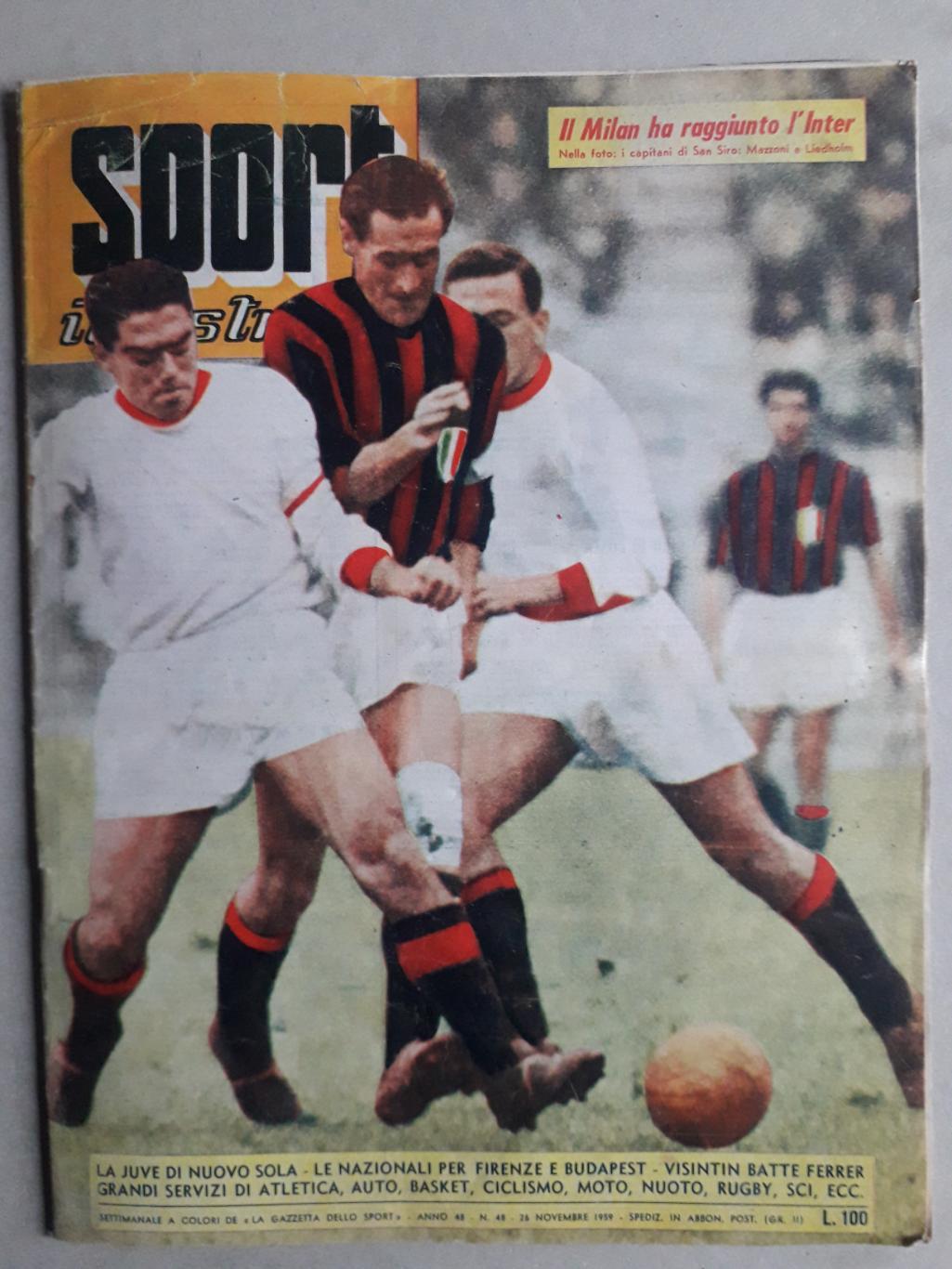 Sport Illustrato nr. 48/1959.