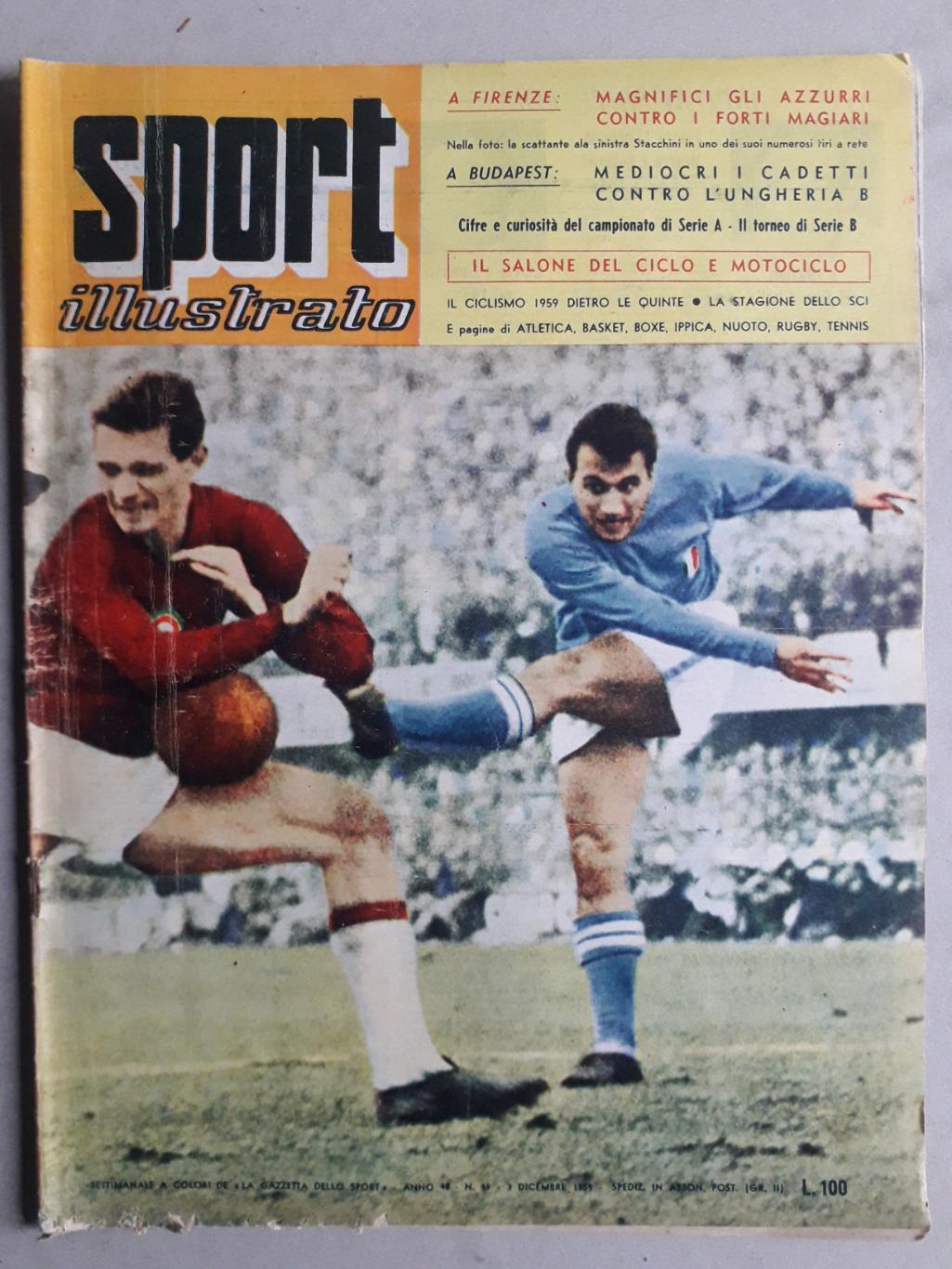 Sport Illustrato nr. 49/1959.