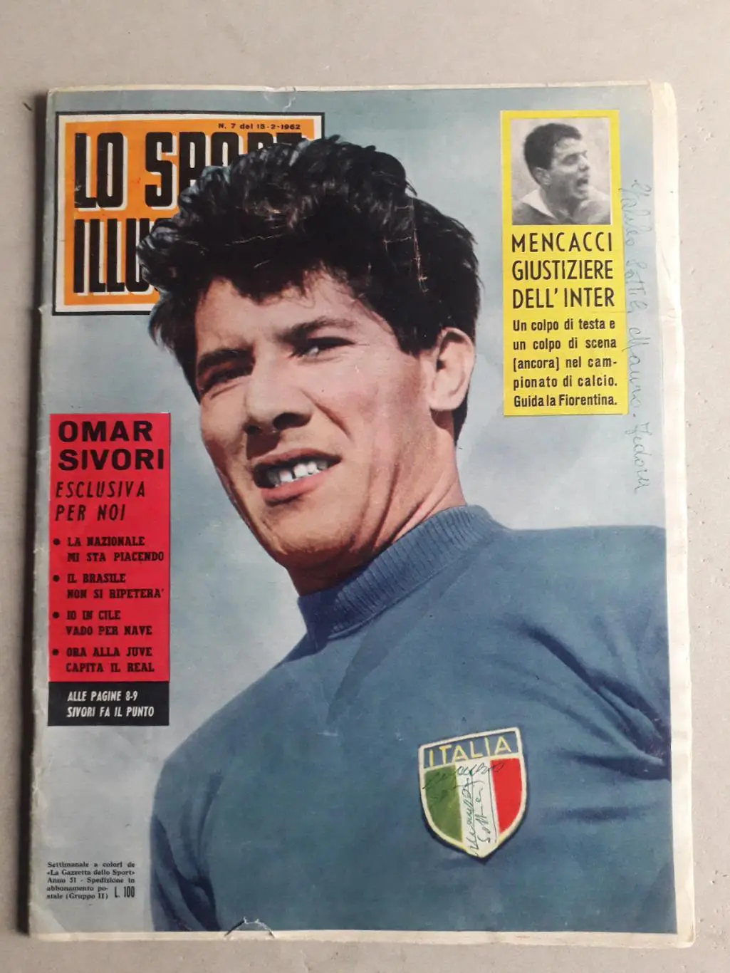 Sport Illustrato nr. 7/1962