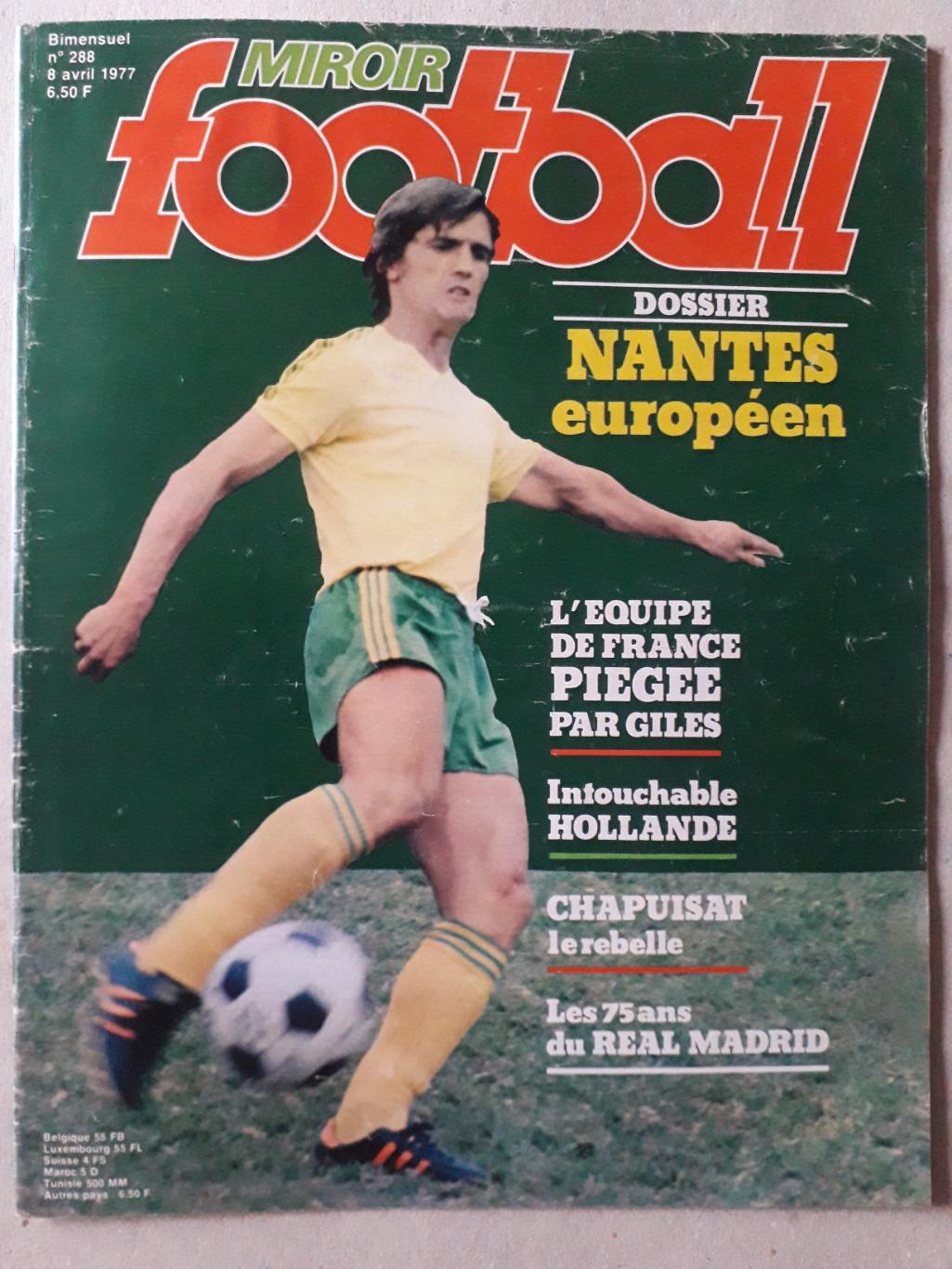 Miroir du Football nr. 288/1977