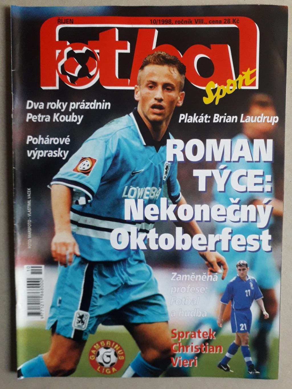 Fotbal sport 10/1998