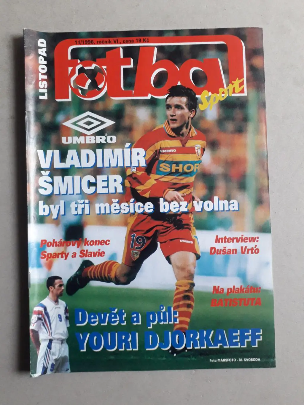 Fotbal sport 11/1996