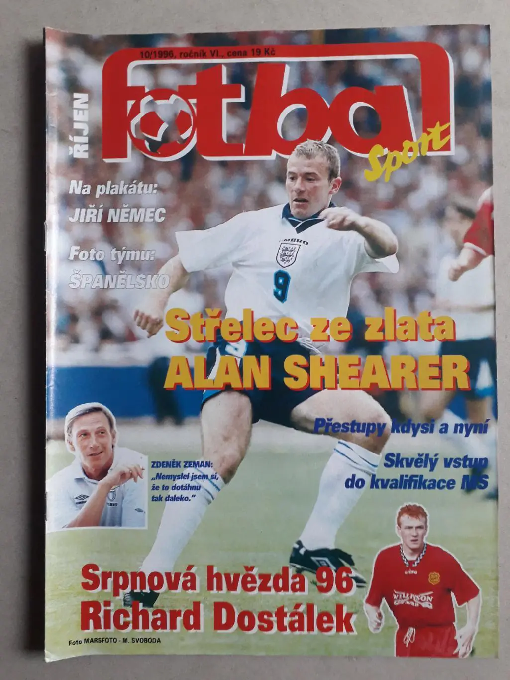 Fotbal sport 10/1996