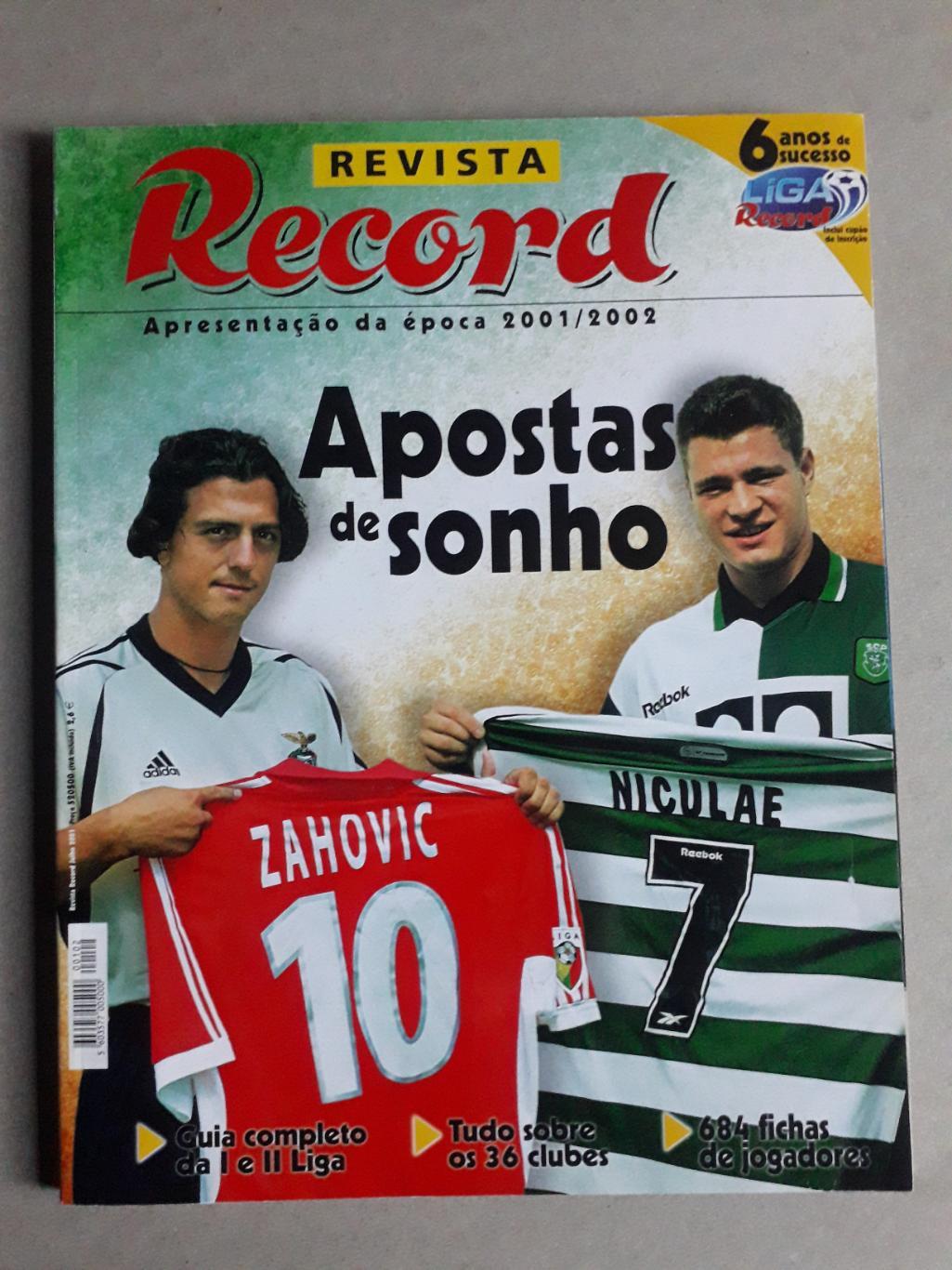 Revista Record 2001/02.