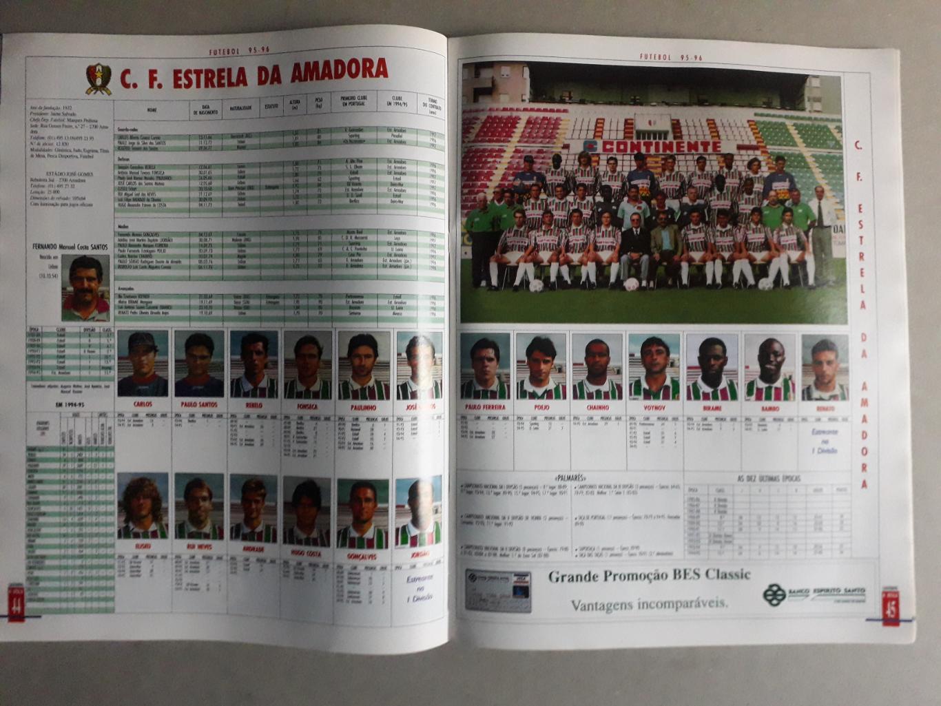 Cadernos A bola 1995/96 4