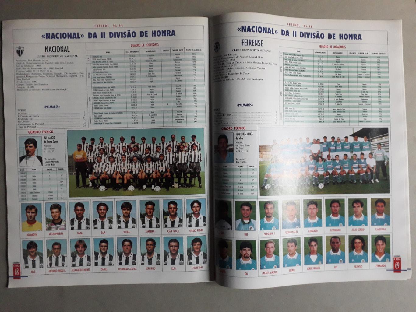 Cadernos A bola 1995/96 5