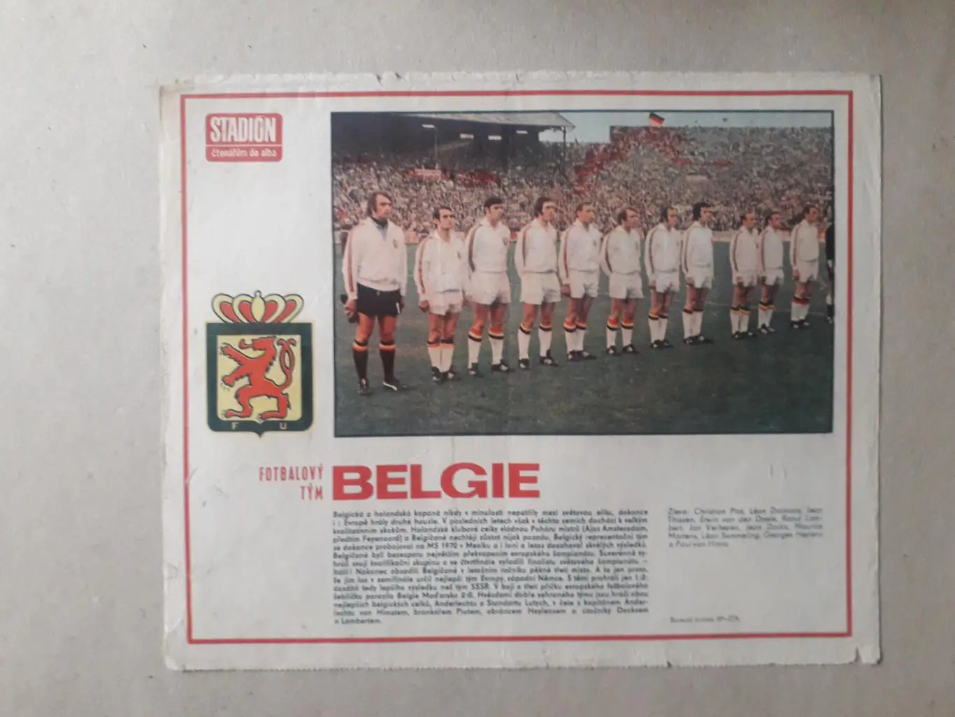 Журнал Stadion - Belgie 2