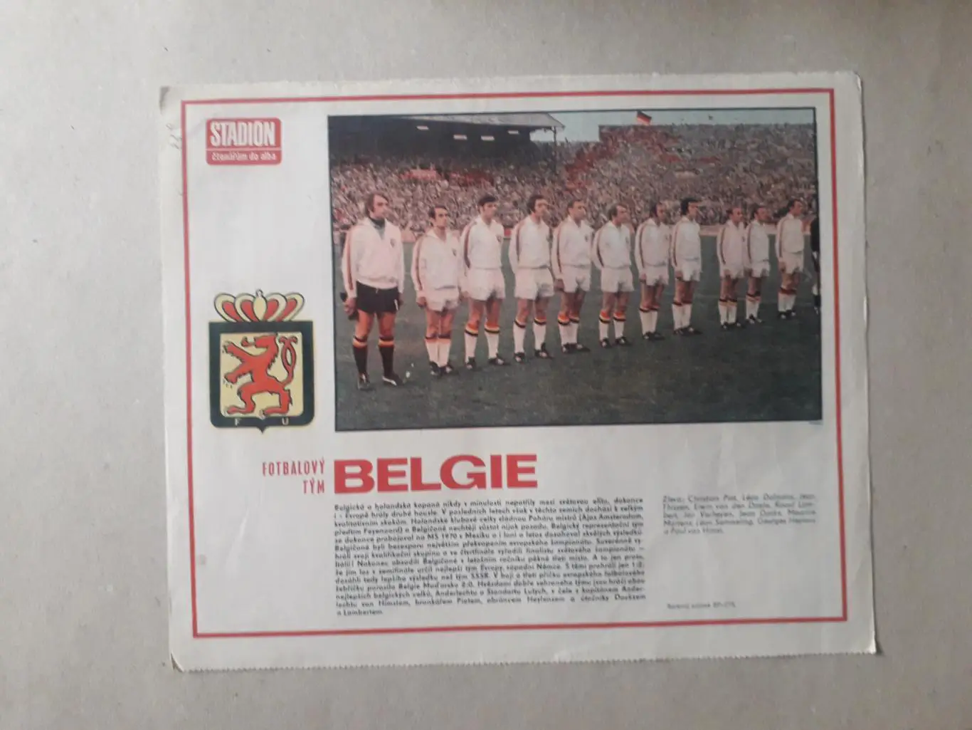 Журнал Stadion - Belgie 3