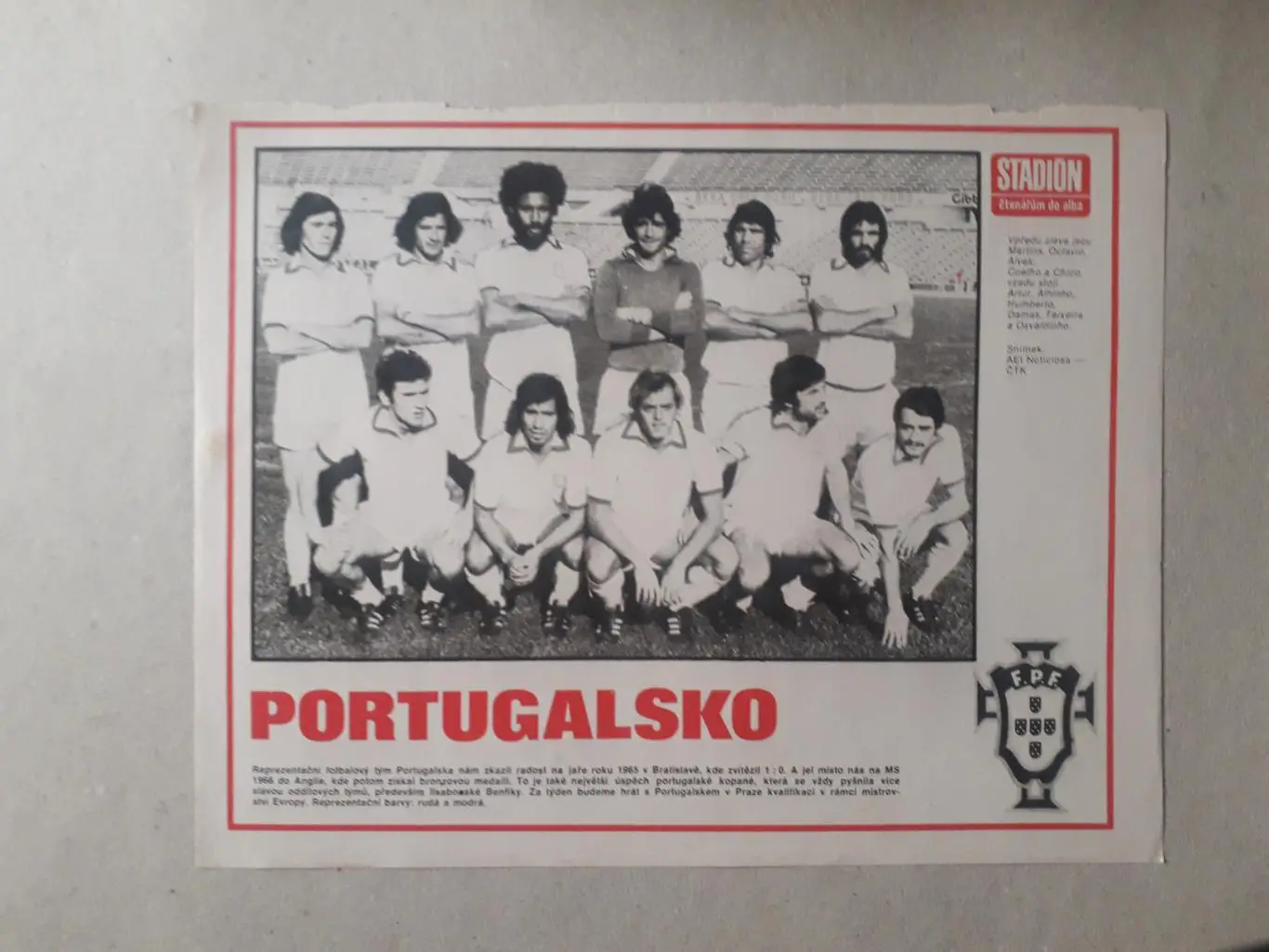 Журнал Stadion - Portugalsko 2