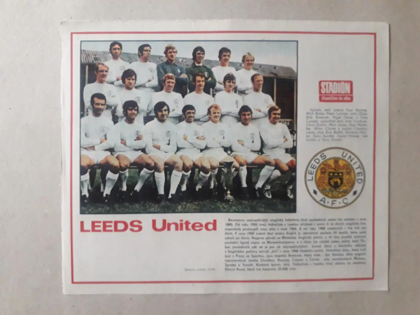 Журнал Stadion - Leeds