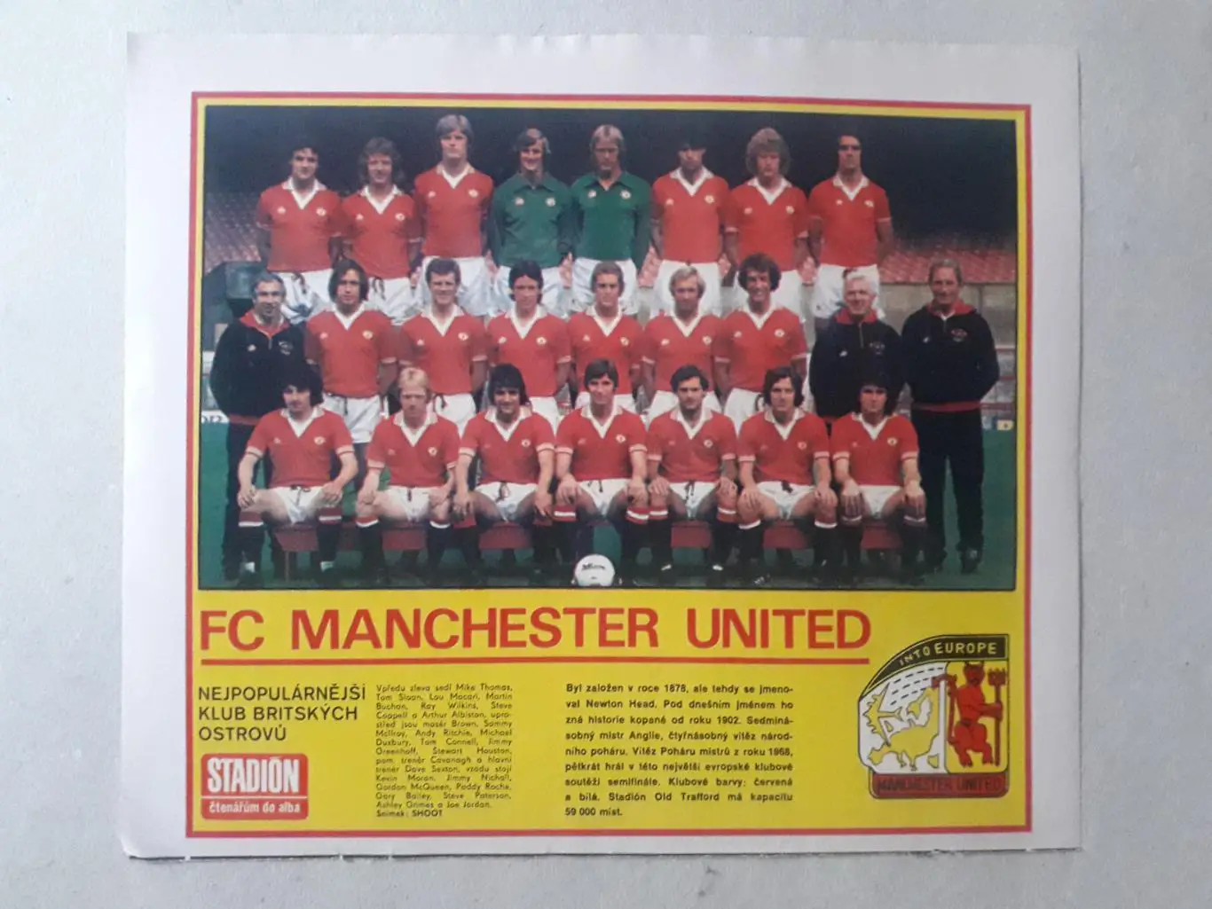 Журнал Stadion - Manchester United 19