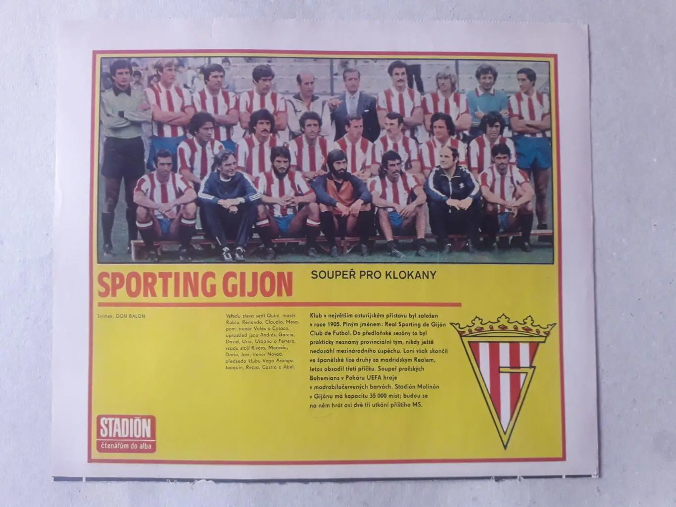 Журнал Stadion - Gijon 5