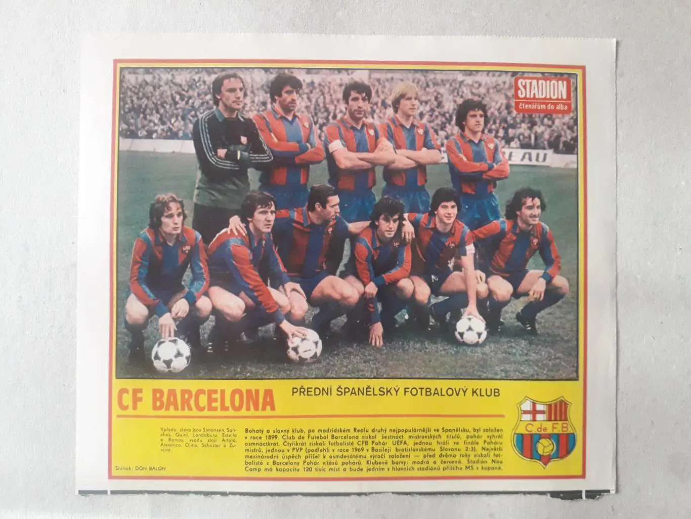 Журнал Stadion - Barcelona 2