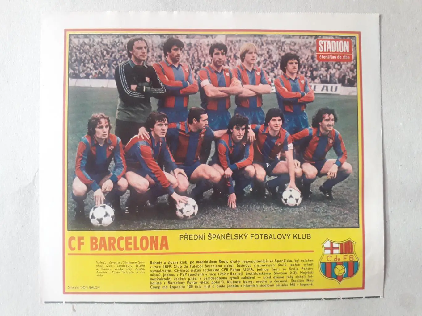 Журнал Stadion - Barcelona 3