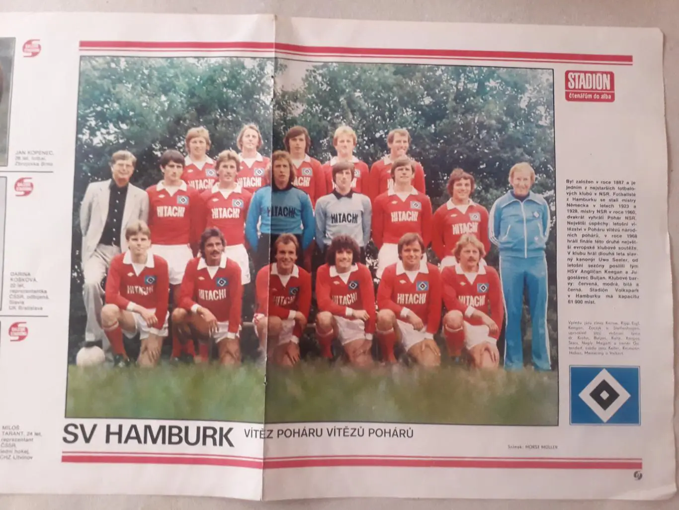 Плакат из журнала ,,Stadion-Hamburger SV