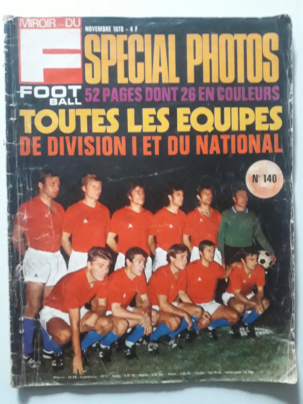 Miroir du Football nr.140/1970