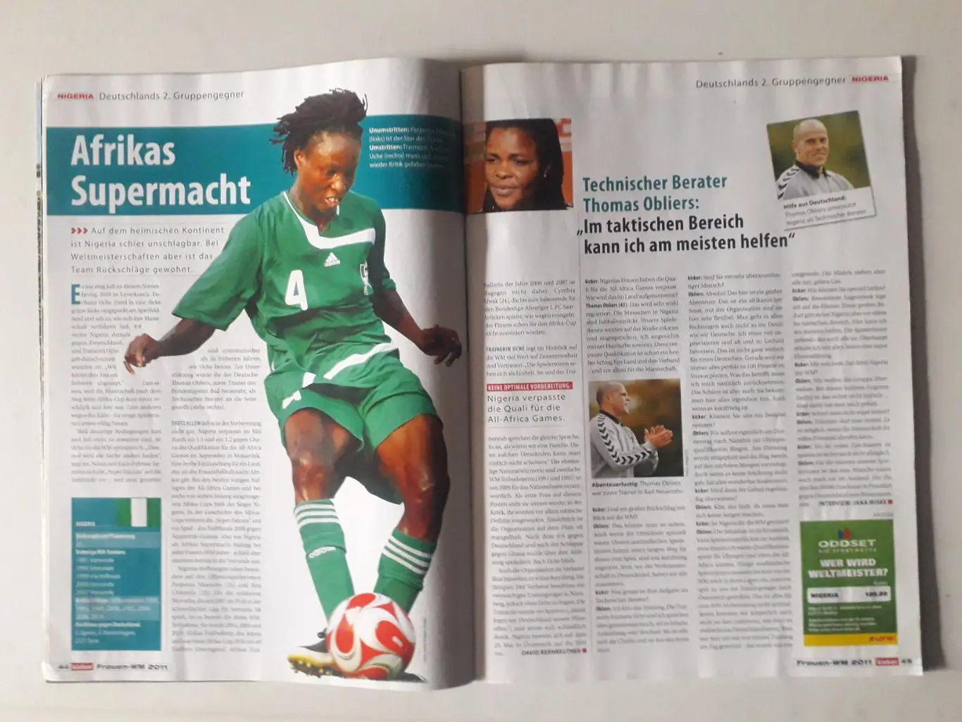 Kicker WC 2011 women 2