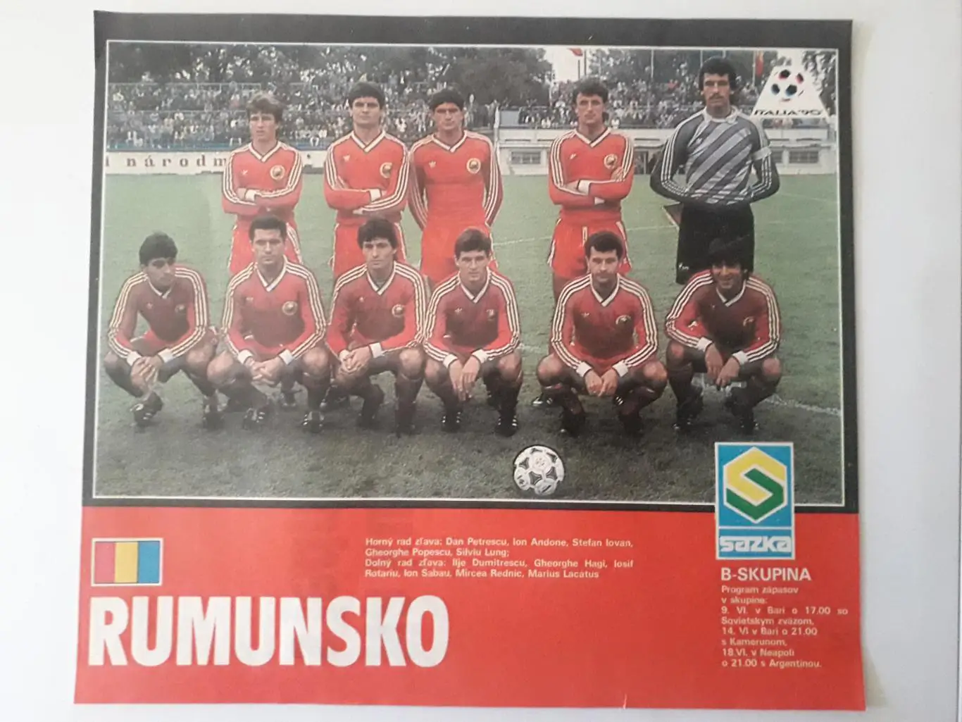 Плакат из журнала ,,Start- Rumunsko