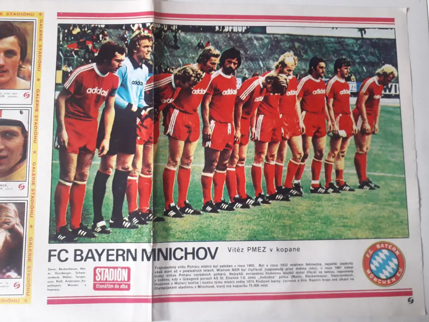 Плакат из журнала ,,Stadion- Bayern 4