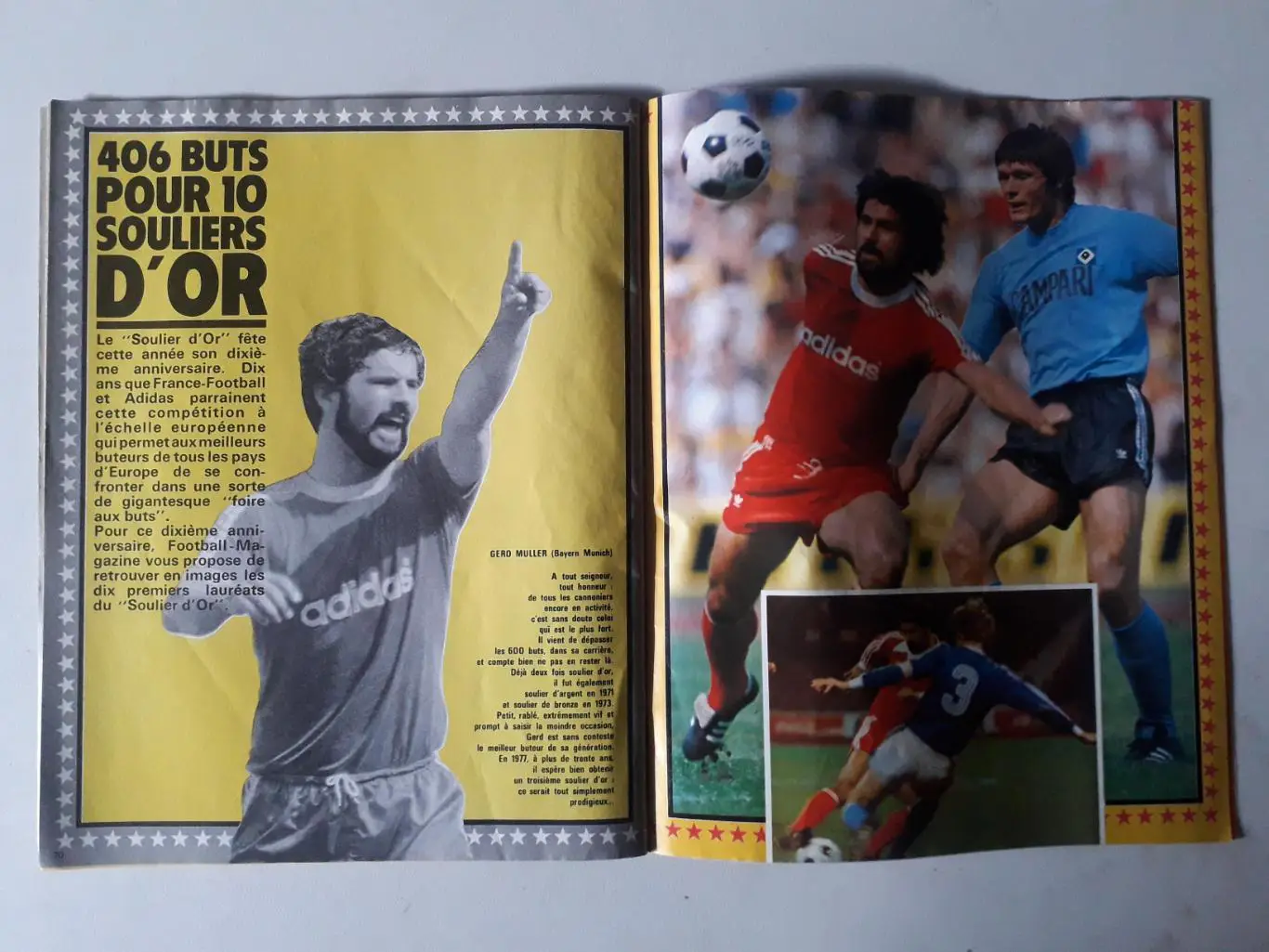 Football magazine nr.217/1977 plus A2 poster 6