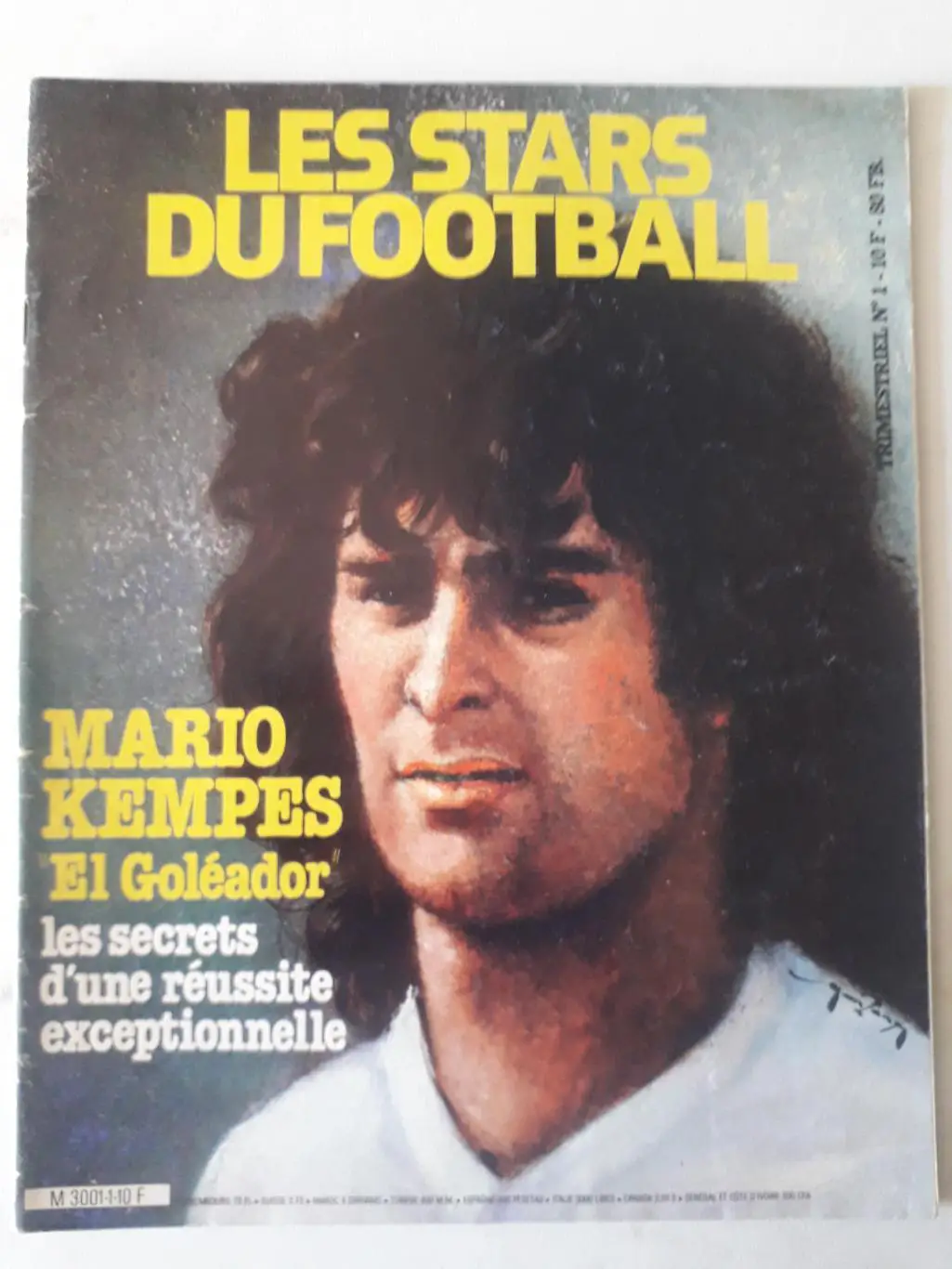 Mondial- Les stars du football - Kempes,- отсутствует плакат формата А1