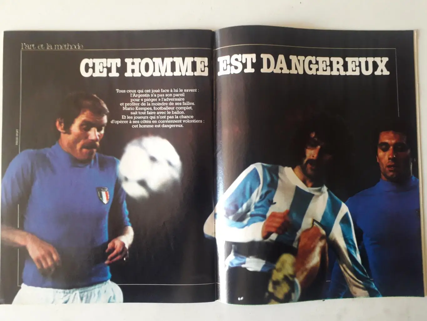 Mondial- Les stars du football - Kempes,- отсутствует плакат формата А1 3