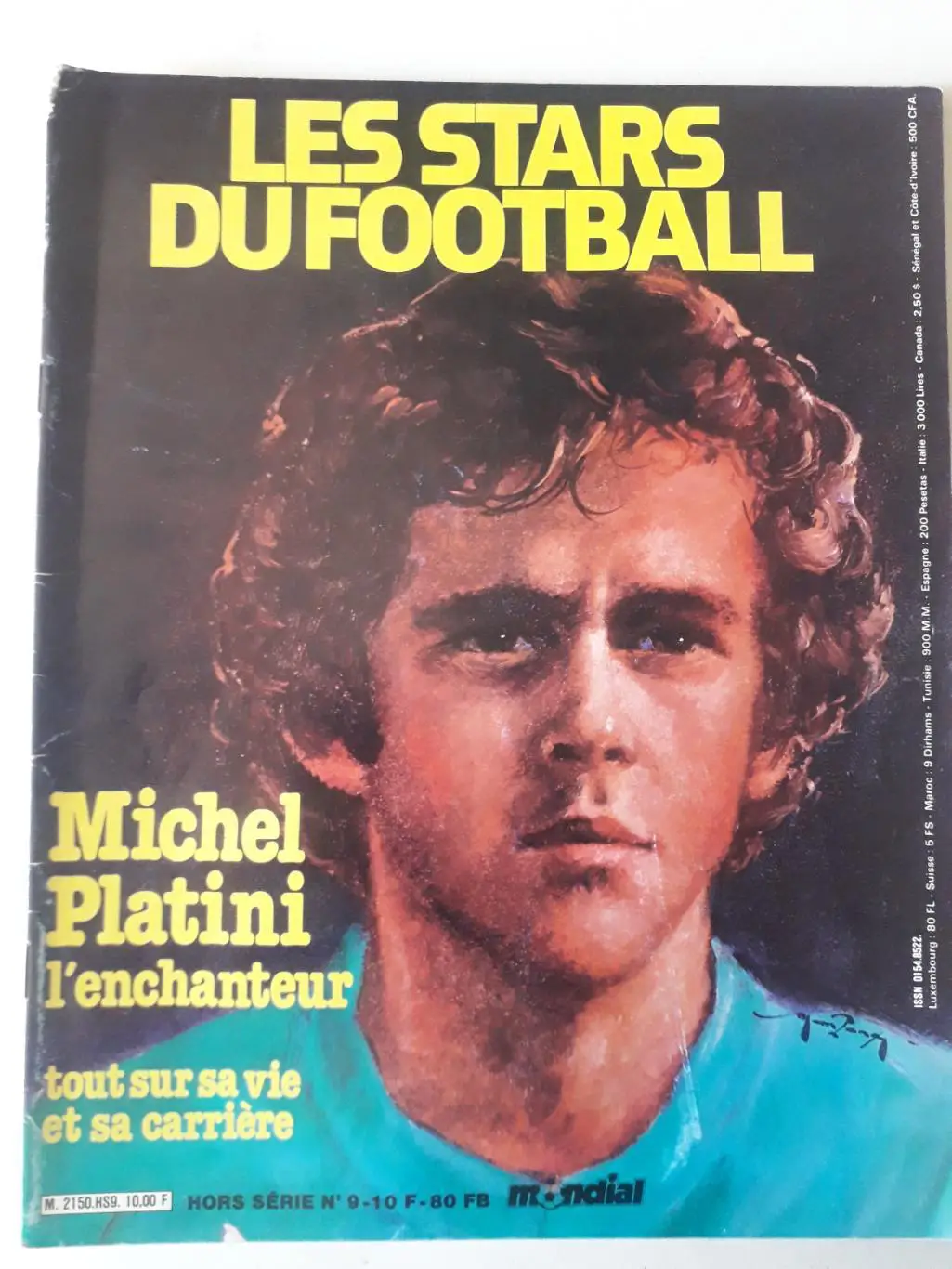 Mondial- Les stars du football - Platini - отсутствует плакат формата А1