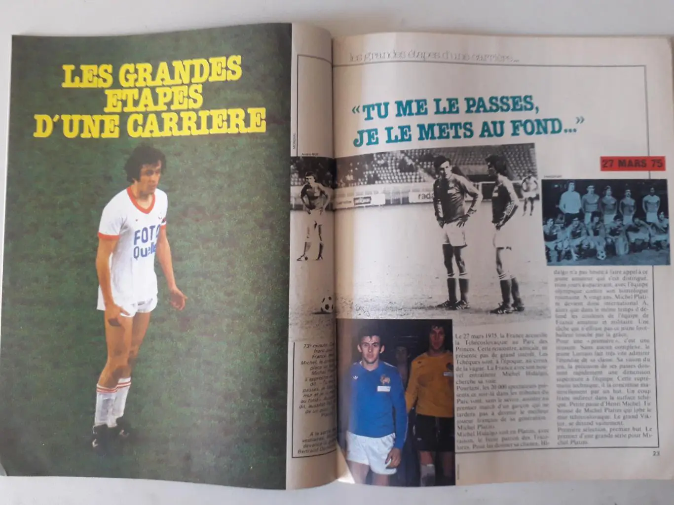 Mondial- Les stars du football - Platini - отсутствует плакат формата А1 2