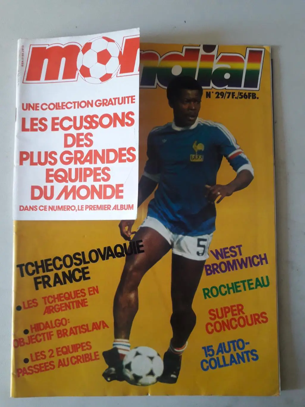 Mondial n°29 - наклейки отсутствуют
