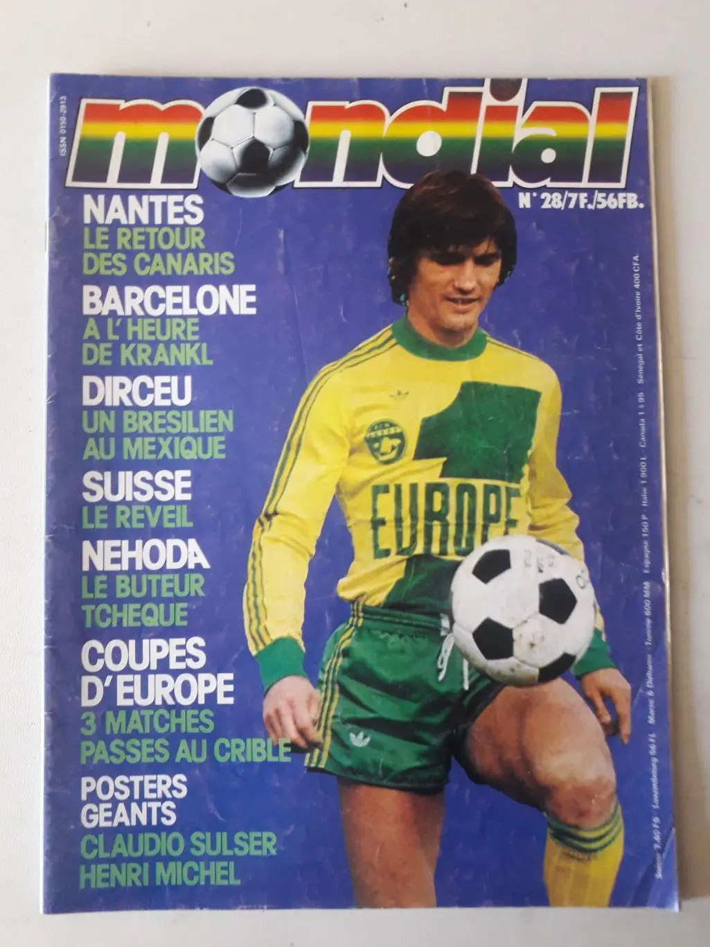 Mondial n°28- отсутствует плакат формата А1