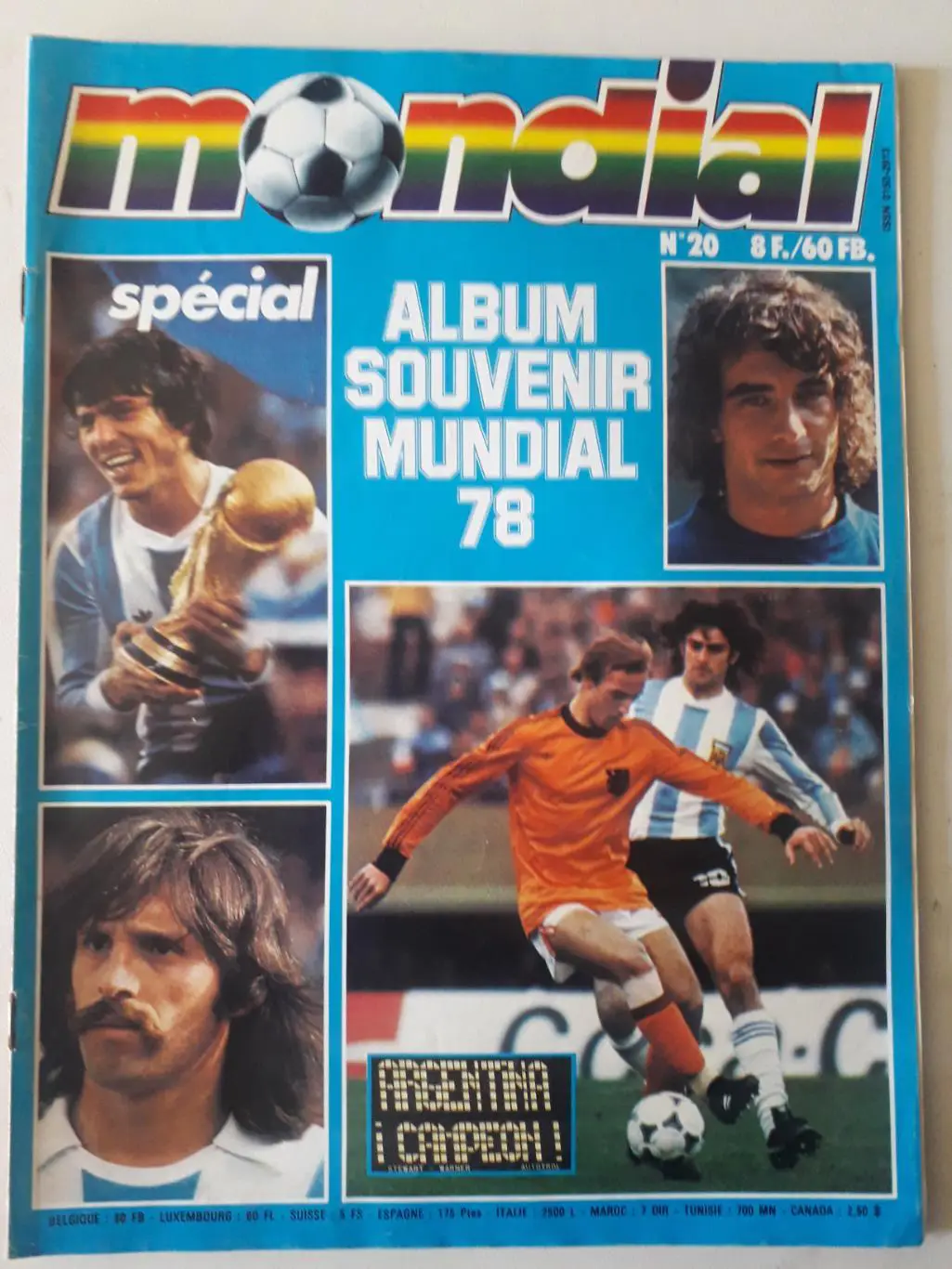 Mondial n°20 - отсутствует плакат формата А1