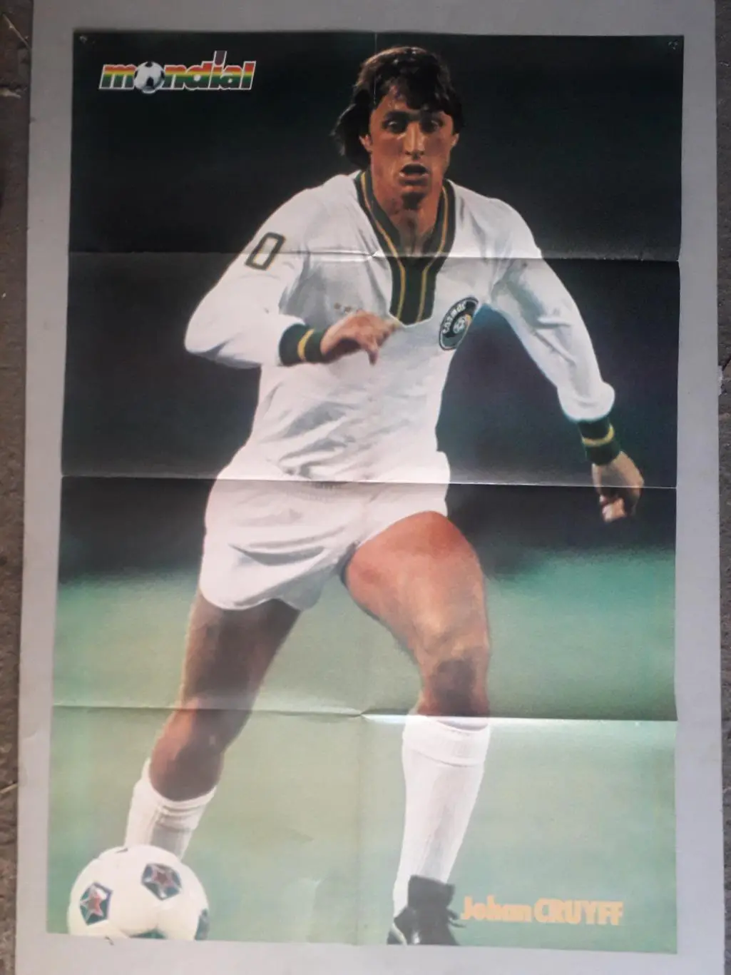 Poster A1 revue Mondial- Cruyff,Bossis