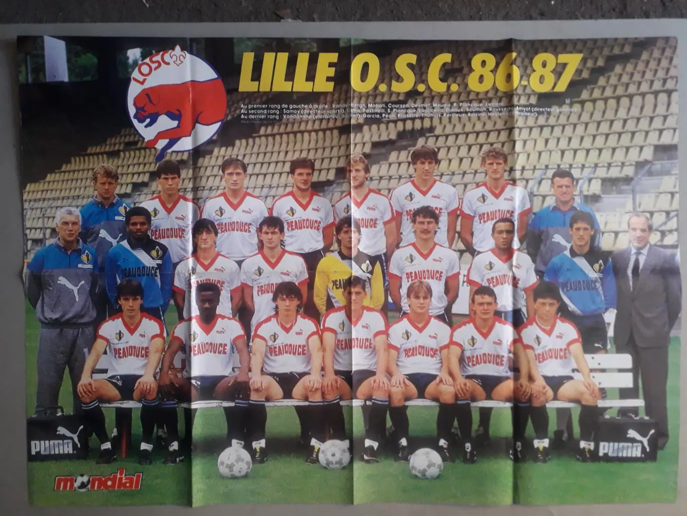 Poster A1 revue Mondial- Lille,Lens