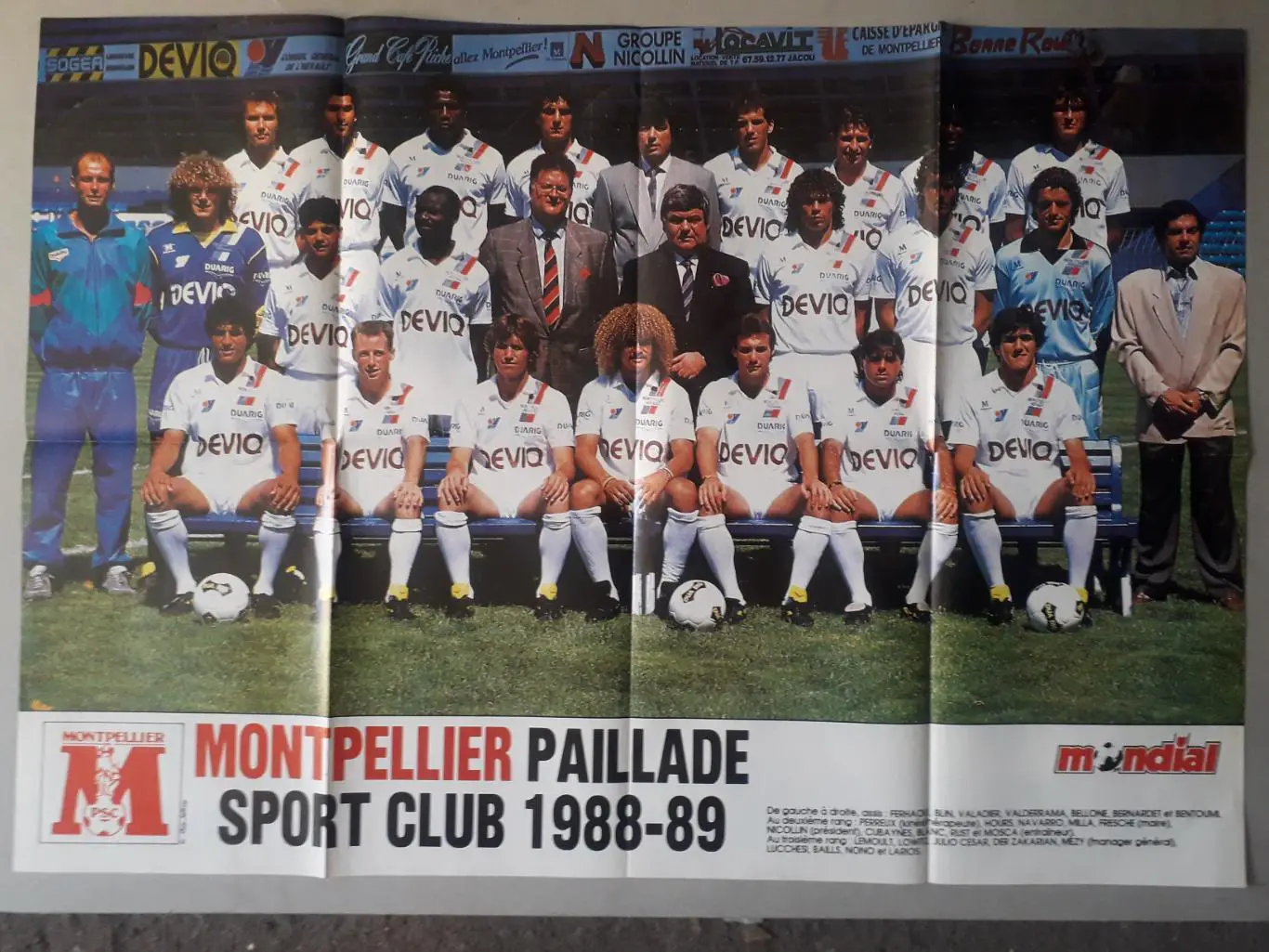 Poster A1 revue Mondial- Montpellier