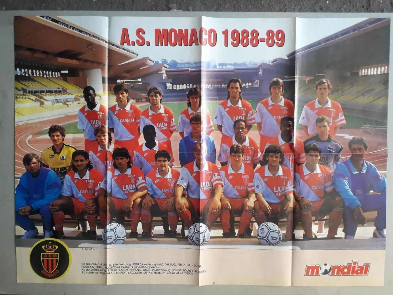 Poster A1 revue Mondial- Monaco,Scifo