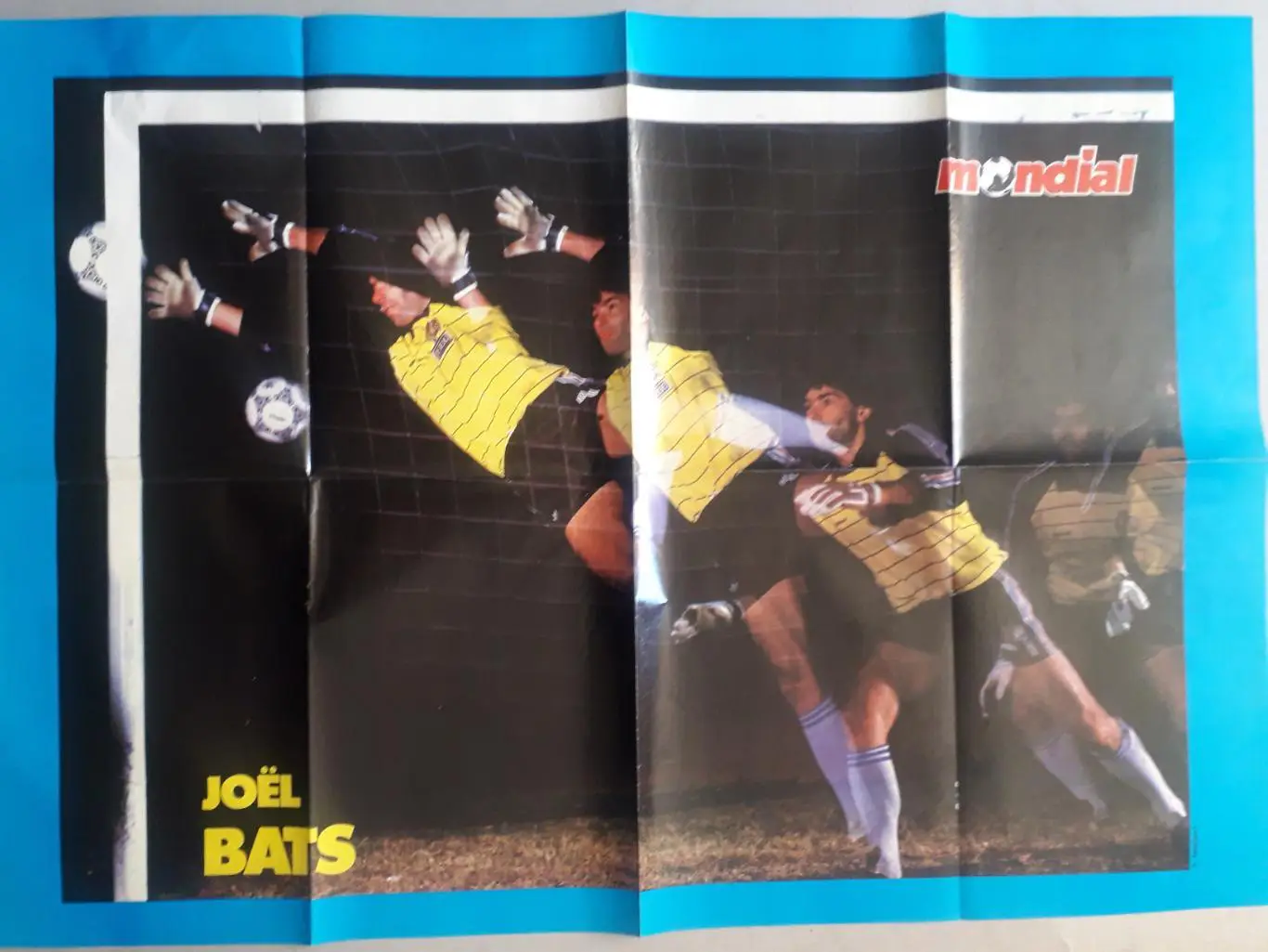 Poster A1 revue Mondial- Auxerre, Bordeaux,Sochaux,Bats 1