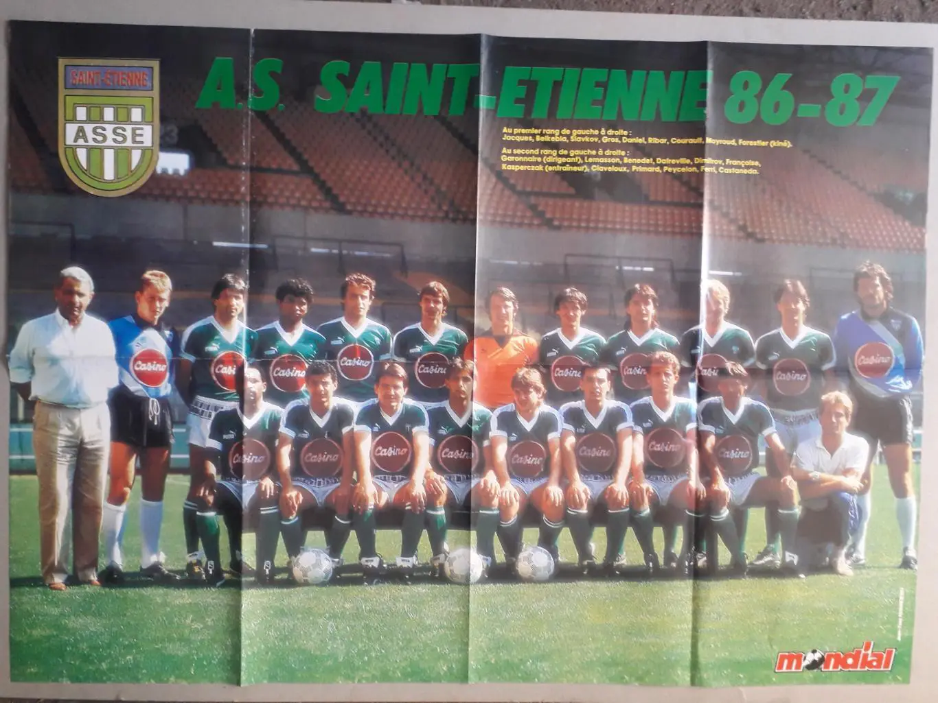 Poster A1 revue Mondial- St.Etienne