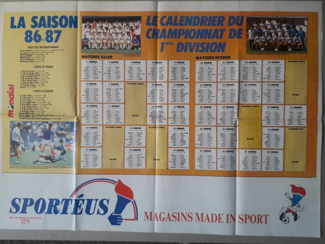 Poster A1 revue Mondial- St.Etienne 1