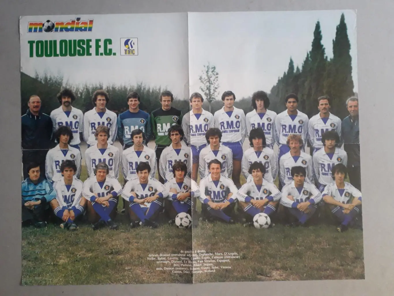 Poster A2 revue Mondial- Toulouse,Socrates