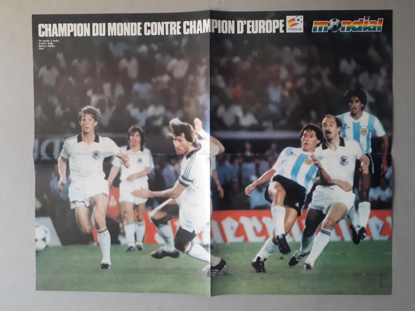 Poster A2 revue Mondial- Bordeaux players 1