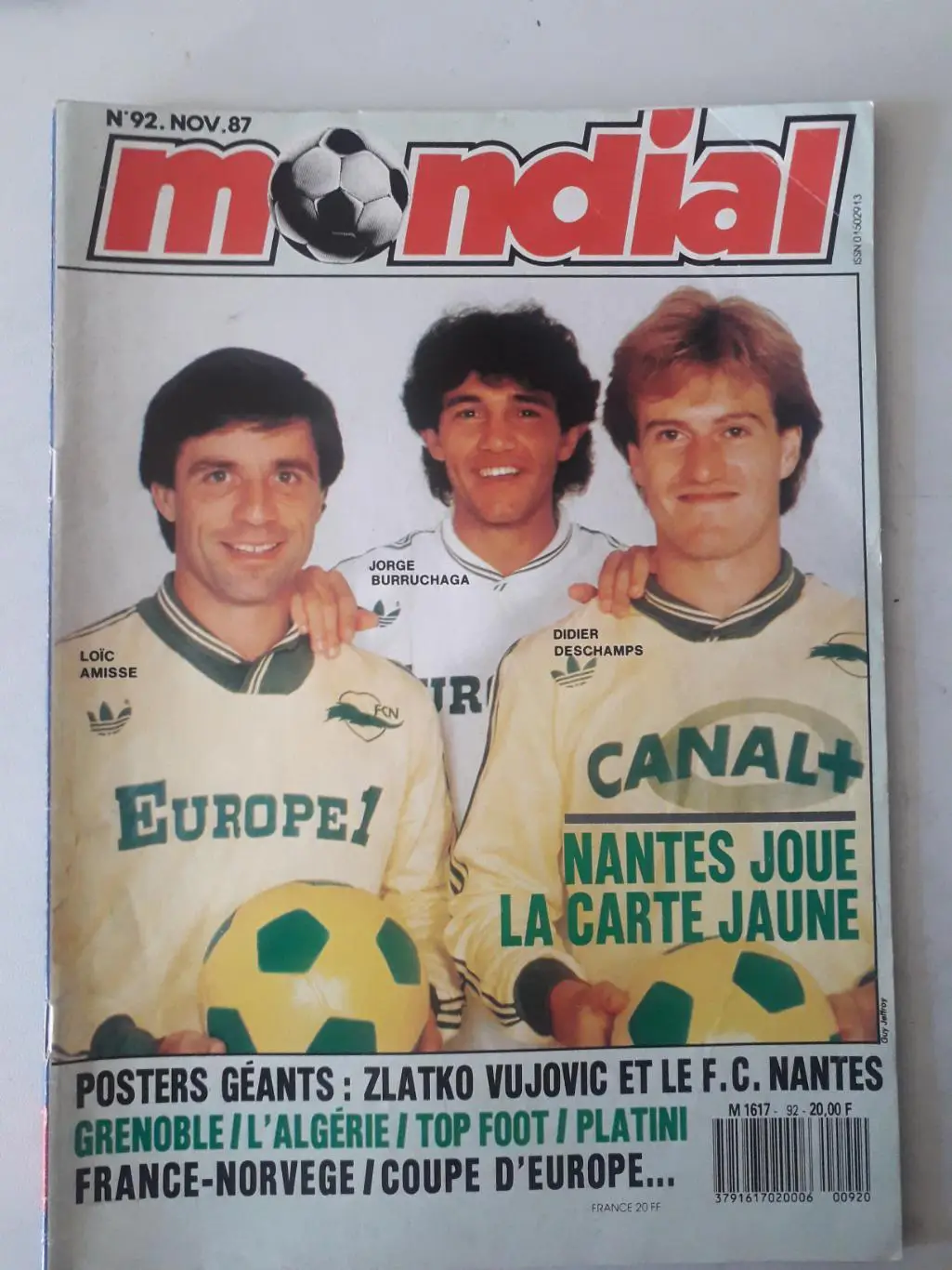 Mondial nouvelle serie n°92 - отсутствует плакат формата А1