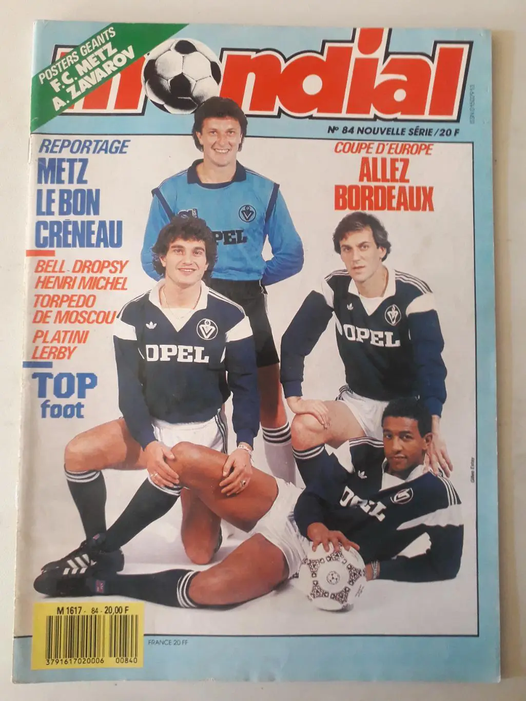 Mondial nouvelle serie n°84 - отсутствует плакат формата А1