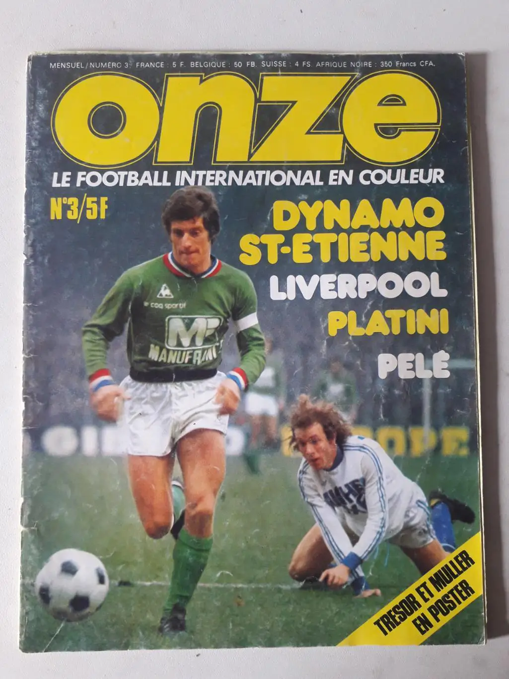 Magazine Onze nr.3- отсутствует плакат формата А2