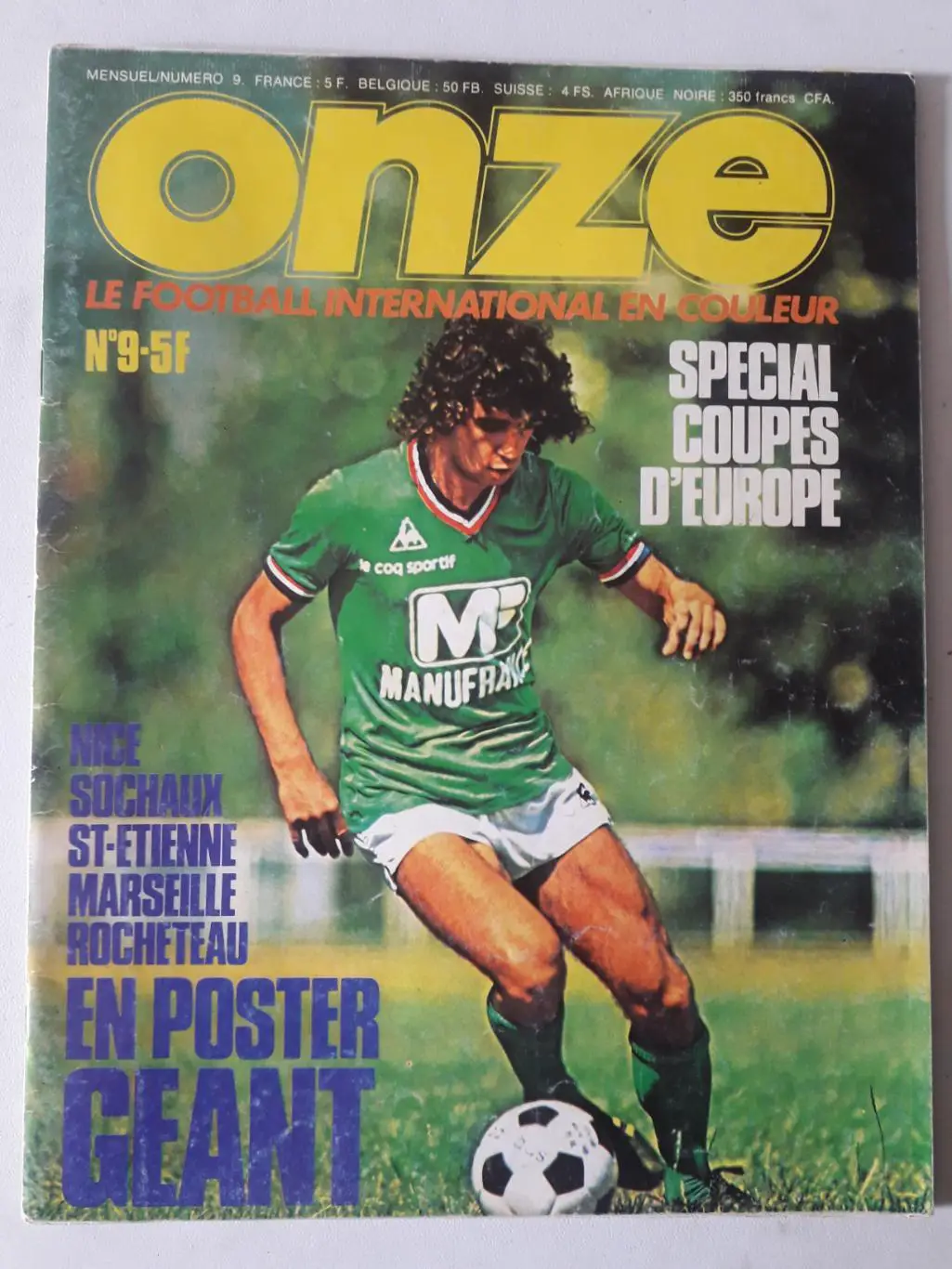 Magazine Onze nr.9- отсутствует плакат формата А1