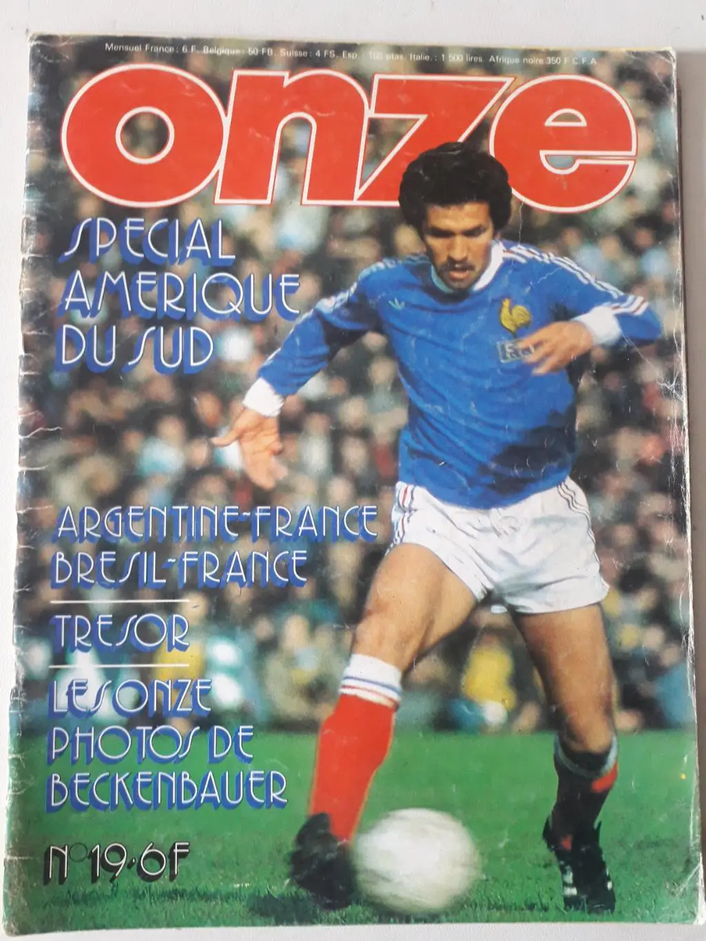 Magazine ONZE 1975 : Coupe D'Europe - Rare Avec Affiche